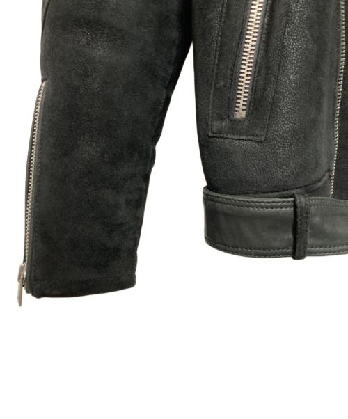 ALL SAINTS（オールセインツ）ALL SAINTS (オールセインツ) ムートンジャケット ブラック サイズ:Mの古着・服飾アイテム