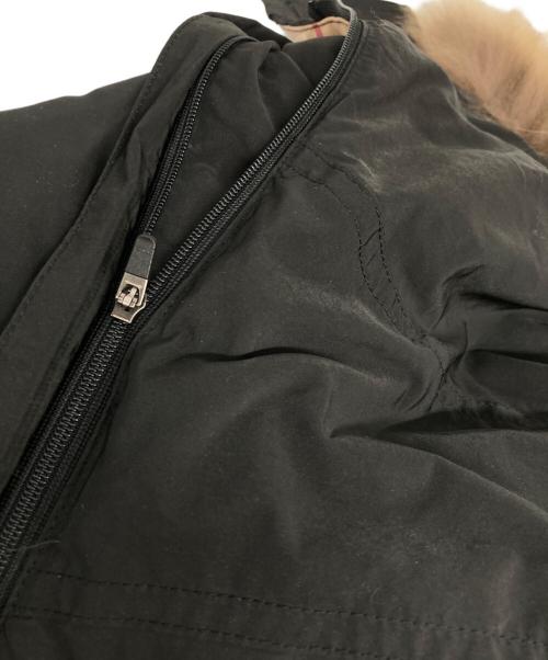 MACKINTOSH LONDON（マッキントッシュ ロンドン）MACKINTOSH LONDON (マッキントッシュ ロンドン) ファー付ダウンコート ブラック サイズ:Lの古着・服飾アイテム