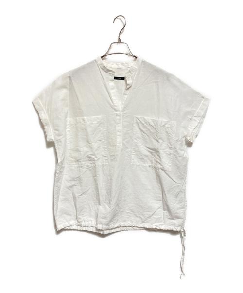 JOURNAL STANDARD（ジャーナルスタンダード）JOURNAL STANDARD (ジャーナルスタンダード) ハードマンズリネンコットンフレンチスリーブスキッパーシャツ ホワイト サイズ:-の古着・服飾アイテム