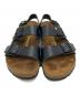 中古・古着 BIRKENSTOCK (ビルケンシュトック) Milano スムースレザー サンダル ブラック サイズ:27：7000円