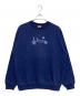 Dime（ダイム）の古着「ロゴ刺繍スウェット」｜ネイビー