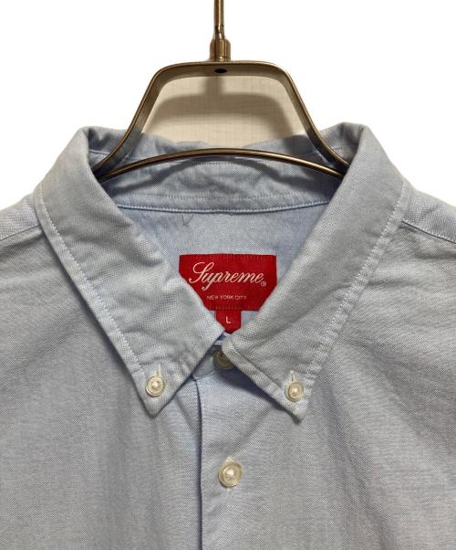 SUPREME（シュプリーム）Supreme (シュプリーム) 24SS  Loose Fit S/S Oxford Shirt Blue ブルー サイズ:Lの古着・服飾アイテム