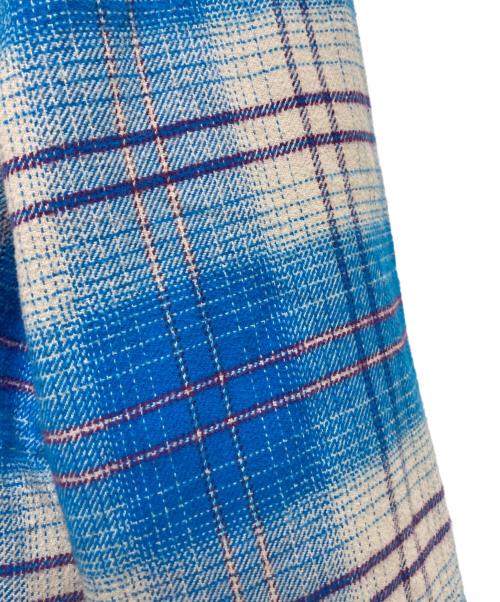 SUPREME（シュプリーム）Supreme (シュプリーム) Lined Flannnel Snap Shirt ブルー サイズ:Lの古着・服飾アイテム