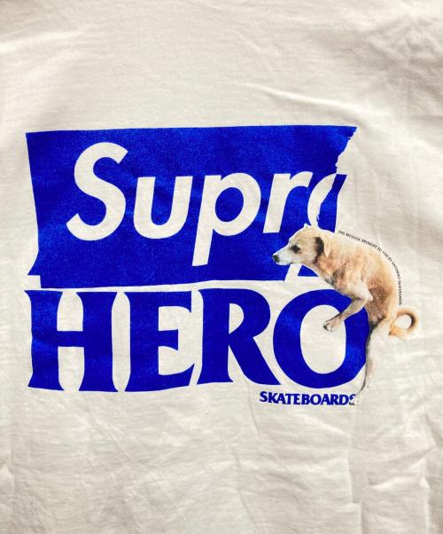 SUPREME（シュプリーム）Supreme (シュプリーム) ANTIHERO (アンタイヒーロー) Dog Tee ホワイト サイズ:XLの古着・服飾アイテム