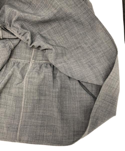 Snidel（スナイデル）Snidel (スナイデル) デザインティアードワンピース グレー サイズ:1の古着・服飾アイテム