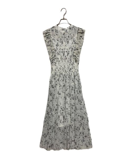 Snidel（スナイデル）Snidel (スナイデル) Sustainableフリルワンピース ホワイト サイズ:SIZE 1の古着・服飾アイテム