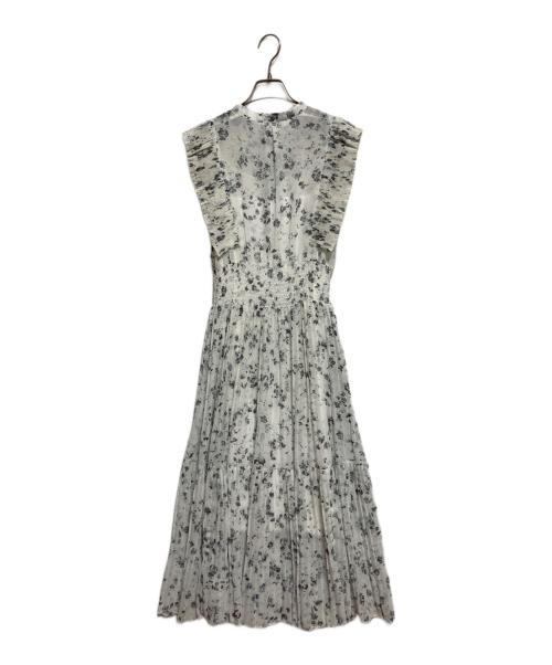 Snidel（スナイデル）Snidel (スナイデル) Sustainableフリルワンピース ホワイト サイズ:SIZE 1の古着・服飾アイテム