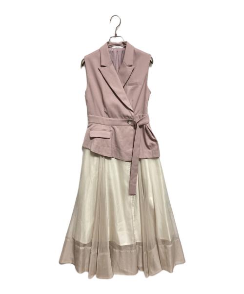 Snidel（スナイデル）Snidel (スナイデル) スイッチングワンピース ピンク サイズ:1の古着・服飾アイテム