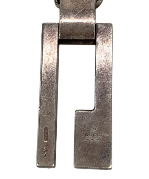 GUCCI（グッチ）GUCCI (グッチ) プレートネックレス シルバーの古着・服飾アイテム