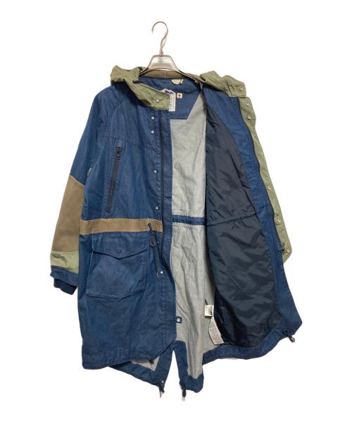 LEVI'S（リーバイス）LEVI'S (リーバイス) WHITE MOUNTAINEERING (ホワイトマウンテ二アニング) フーデッドコート インディゴ サイズ:Mの古着・服飾アイテム