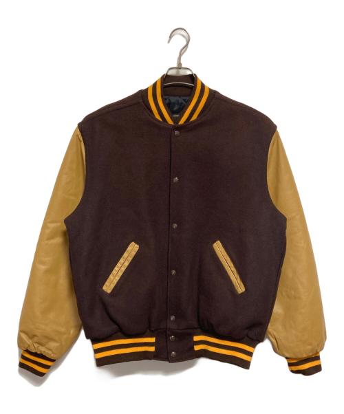 Holloway（ホロウェイ）Holloway (ホロウェイ) 00’Sスタジャン ブラウン サイズ:Lの古着・服飾アイテム