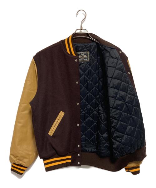 Holloway（ホロウェイ）Holloway (ホロウェイ) 00’Sスタジャン ブラウン サイズ:Lの古着・服飾アイテム