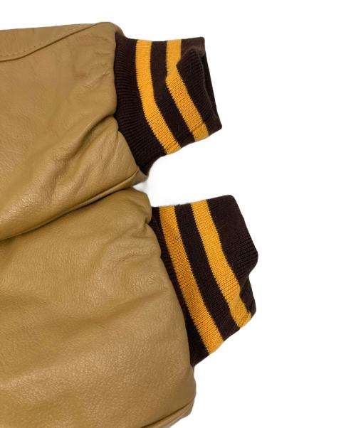 Holloway（ホロウェイ）Holloway (ホロウェイ) 00’Sスタジャン ブラウン サイズ:Lの古着・服飾アイテム