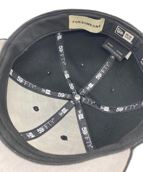 FORSOMEONE（フォーサムワン）FORSOMEONE (フォーサムワン) New Era (ニューエラ) LOW PROFILE BBCAP ブラック サイズ:７1/2の古着・服飾アイテム