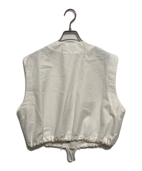 SACRA（サクラ）SACRA (サクラ) CO/PE TUMBLER FINISH GILET アイボリー サイズ:38の古着・服飾アイテム