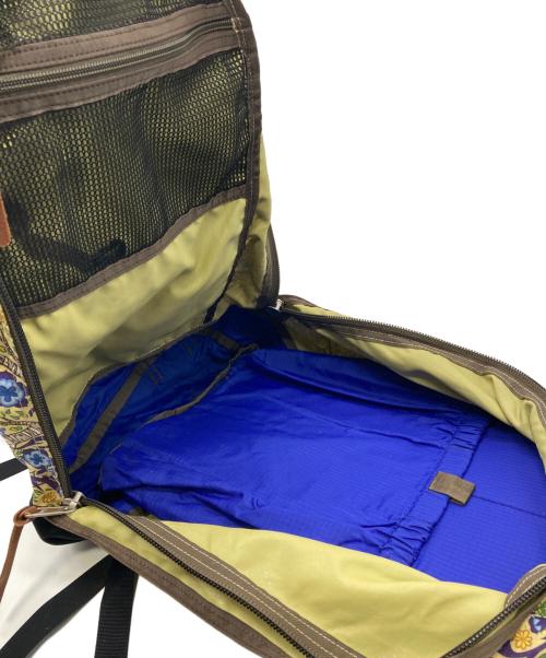 GREGORY（グレゴリー）GREGORY (グレゴリー) 花柄バックパック イエローの古着・服飾アイテム