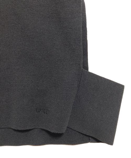 HYKE（ハイク）HYKE (ハイク) クルーネッククロップトップ ブラック サイズ:なし(下記参照)の古着・服飾アイテム