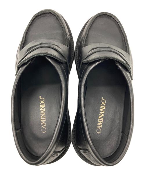 Caminando（カミナンド）Caminando (カミナンド) COIN LOAFERS ブラック サイズ:5の古着・服飾アイテム