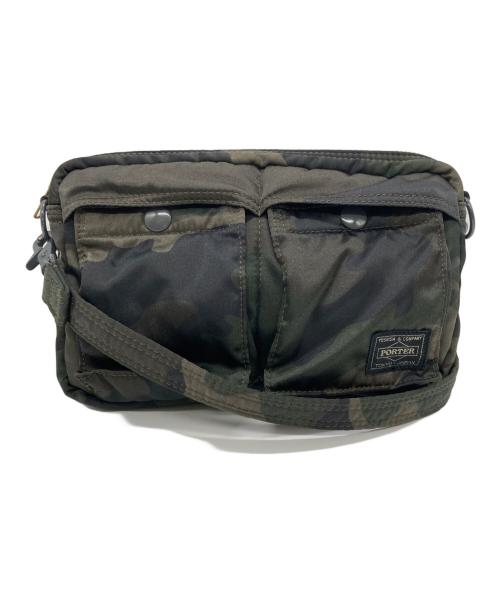 PORTER（ポーター）PORTER (ポーター) カモフラミニショルダーバッグ グリーンの古着・服飾アイテム