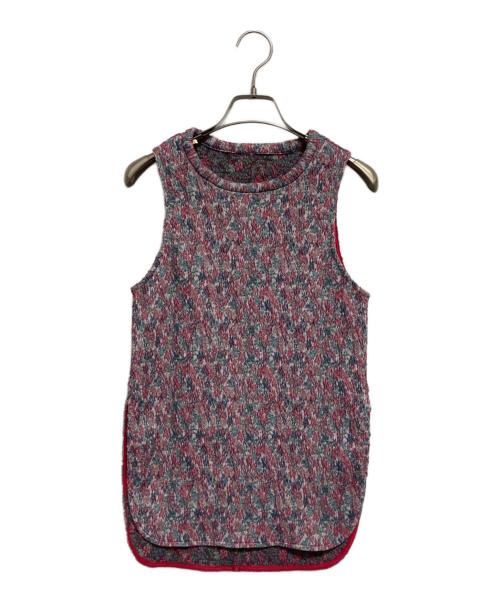 BACCA（バッカ）BACCA (バッカ) フラワージャガード ストレッチタンクトップ ピンク サイズ:36の古着・服飾アイテム