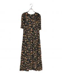 THE SHINZONE（ザ シンゾーン）の古着「ORIENTAL FLOWER DRESS」｜ネイビー