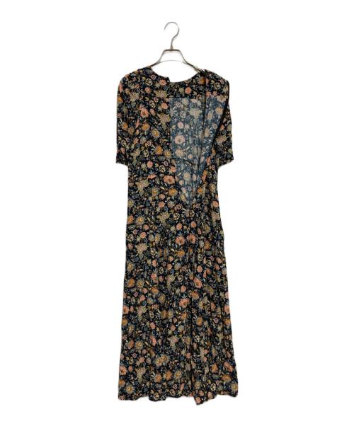 THE SHINZONE（ザ シンゾーン）THE SHINZONE (ザ シンゾーン) ORIENTAL FLOWER DRESS ネイビー サイズ:36の古着・服飾アイテム