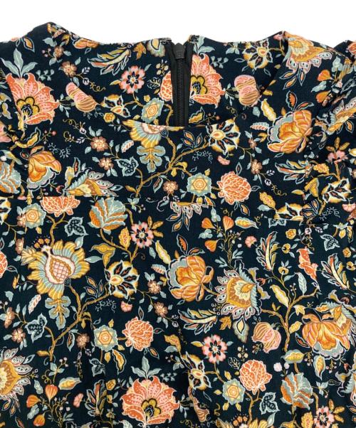 THE SHINZONE（ザ シンゾーン）THE SHINZONE (ザ シンゾーン) ORIENTAL FLOWER DRESS ネイビー サイズ:36の古着・服飾アイテム