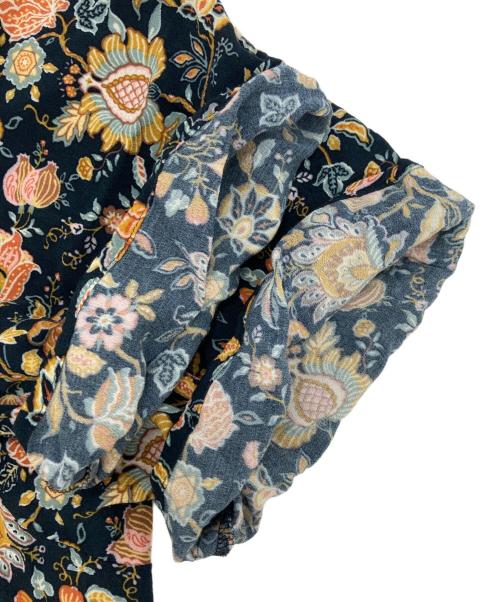 THE SHINZONE（ザ シンゾーン）THE SHINZONE (ザ シンゾーン) ORIENTAL FLOWER DRESS ネイビー サイズ:36の古着・服飾アイテム