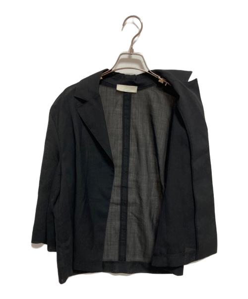AMOMENTO（アモーメント）AMOMENTO (アモーメント) SHEET DROP JACKET ブラック サイズ:ーの古着・服飾アイテム