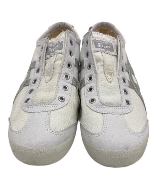 Onitsuka Tiger（オニツカタイガー）Onitsuka Tiger (オニツカタイガー) MEXICO 66 SLIP-ON ホワイト サイズ:SIZE 24cmの古着・服飾アイテム