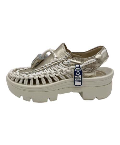 KEEN（キーン）KEEN (キーン) オールジェンダー ユニーク ピーエルティー タッセル ベージュ サイズ:SIZE 24cmの古着・服飾アイテム