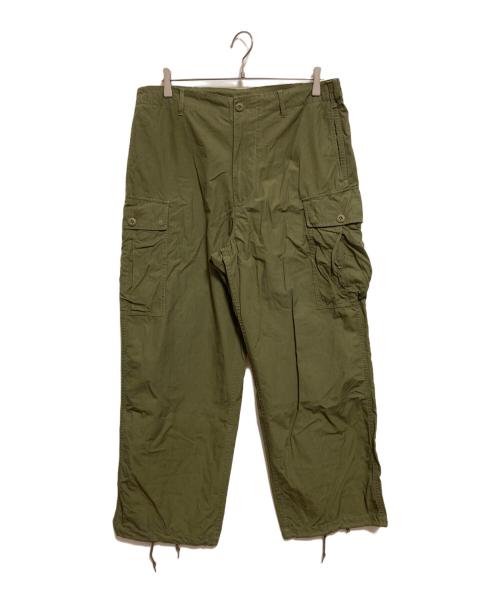 BEAMS PLUS（ビームスプラス）BEAMS PLUS (ビームスプラス) リップストップミリタリー6ポケットパンツ オリーブ サイズ:Lの古着・服飾アイテム