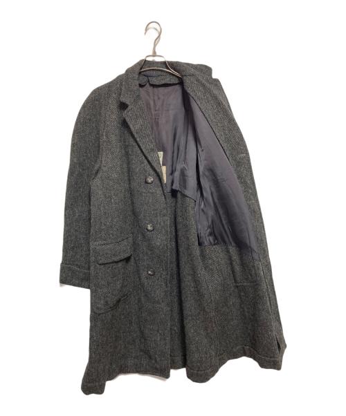 Clipper Craft（クリッパー クラフト）Clipper Craft (クリッパー クラフト) Harris Tweed (ハリスツイード) チェスターコート グレー サイズ:なし(下記参照)の古着・服飾アイテム