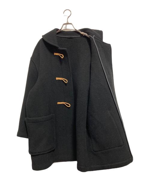 MARGARET HOWELL（マーガレットハウエル）MARGARET HOWELL (マーガレットハウエル) 丸襟ダッフルコート ブラック サイズ:SIZE 42の古着・服飾アイテム