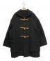 MARGARET HOWELL（マーガレットハウエル）の古着「丸襟ダッフルコート」｜ブラック