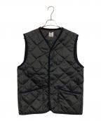 TAIONタイオン）の古着「キルティングベスト」｜ブラック