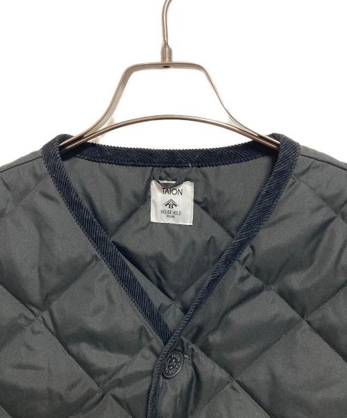 TAION（タイオン）TAION (タイオン) キルティングベスト ブラック サイズ:2の古着・服飾アイテム