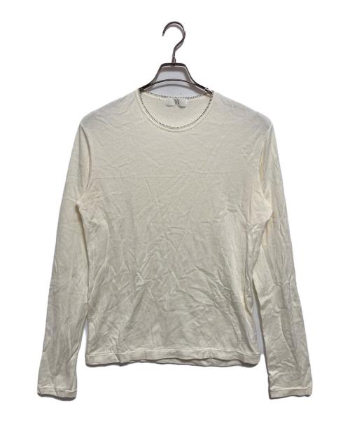 Y's（ワイズ）Y's (ワイズ) ロングスリーブカットソー アイボリー サイズ:2の古着・服飾アイテム