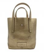 NUR DONATELLA LUCCHIヌールドナテッラルッキ）の古着「ハンドバッグ」｜ゴールド