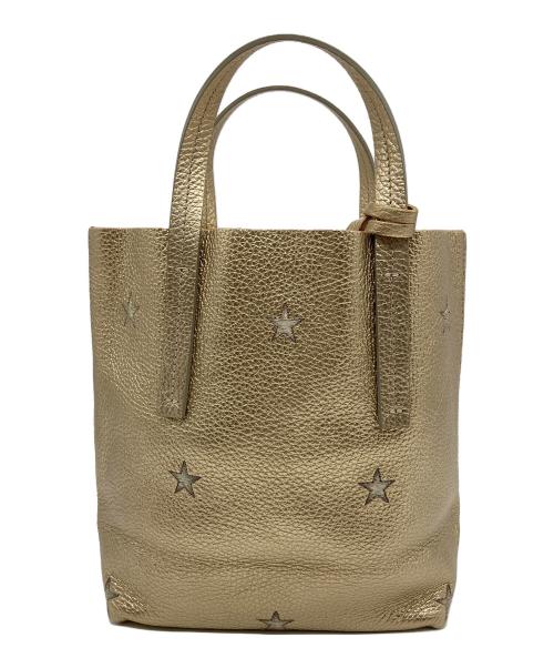 NUR DONATELLA LUCCHI（ヌールドナテッラルッキ）NUR DONATELLA LUCCHI (ヌールドナテッラルッキ) ハンドバッグ ゴールドの古着・服飾アイテム