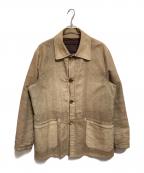 C.P COMPANYシーピーカンパニー）の古着「スウェードタッチカバーオール」｜ベージュ