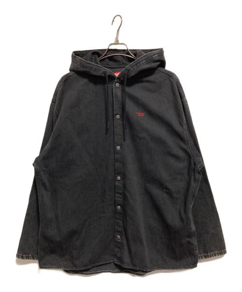 DIESEL（ディーゼル）DIESEL (ディーゼル) D-Dewny-Hood ブラック サイズ:Sの古着・服飾アイテム