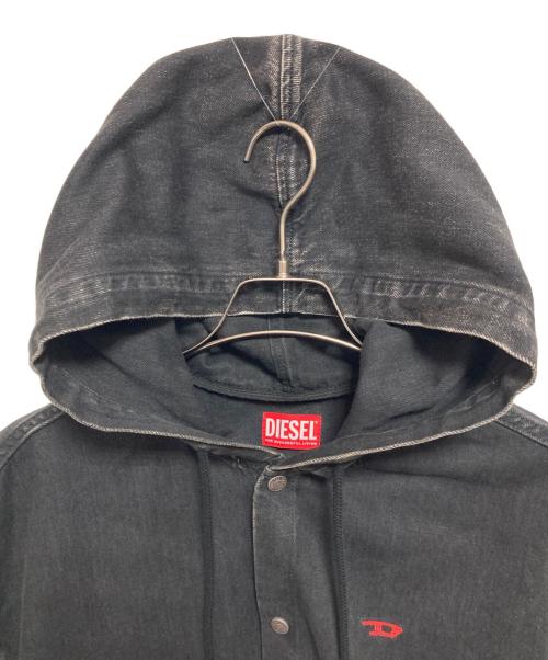 DIESEL（ディーゼル）DIESEL (ディーゼル) D-Dewny-Hood ブラック サイズ:Sの古着・服飾アイテム