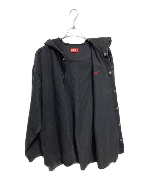 DIESEL（ディーゼル）DIESEL (ディーゼル) D-Dewny-Hood ブラック サイズ:Sの古着・服飾アイテム