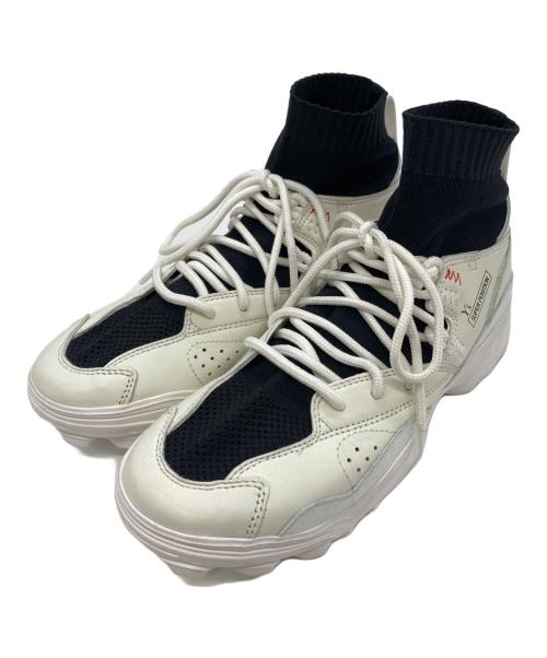 adidas（アディダス）adidas (アディダス) Y's (ワイズ) Y's SEEULATER X GSG9 ホワイト×ブラック サイズ:SIZE 25cmの古着・服飾アイテム