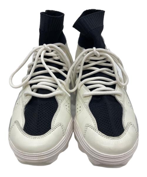 adidas（アディダス）adidas (アディダス) Y's (ワイズ) Y's SEEULATER X GSG9 ホワイト×ブラック サイズ:SIZE 25cmの古着・服飾アイテム