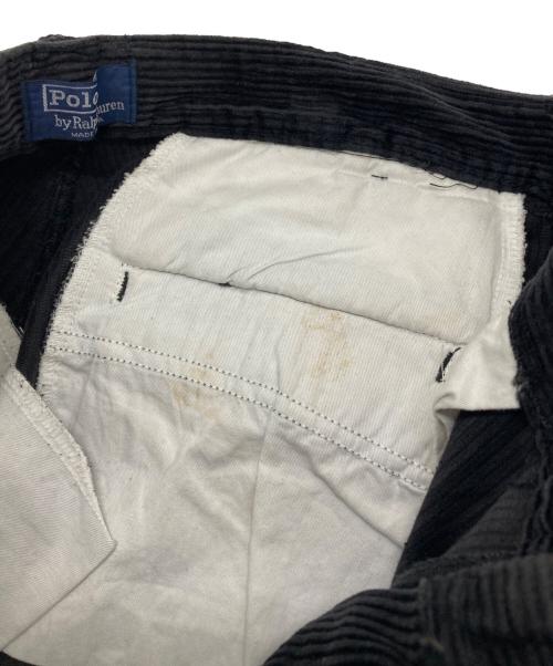 POLO RALPH LAUREN（ポロ・ラルフローレン）POLO RALPH LAUREN (ポロ・ラルフローレン) 90’Sコーデュロイワイドパンツ ブラック サイズ:SIZE W29の古着・服飾アイテム
