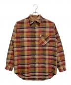 Marlboro Classicsマルボロクラッシクス）の古着「チェックシャツ」｜ベージュ