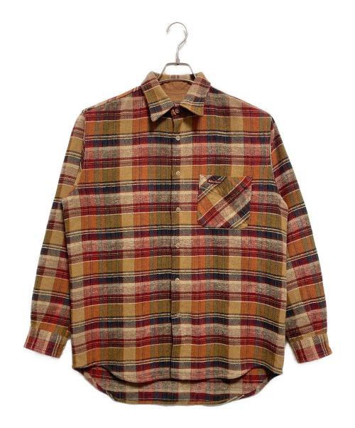 Marlboro Classics（マルボロクラッシクス）Marlboro Classics (マルボロクラッシクス) チェックシャツ ベージュ サイズ:Mの古着・服飾アイテム