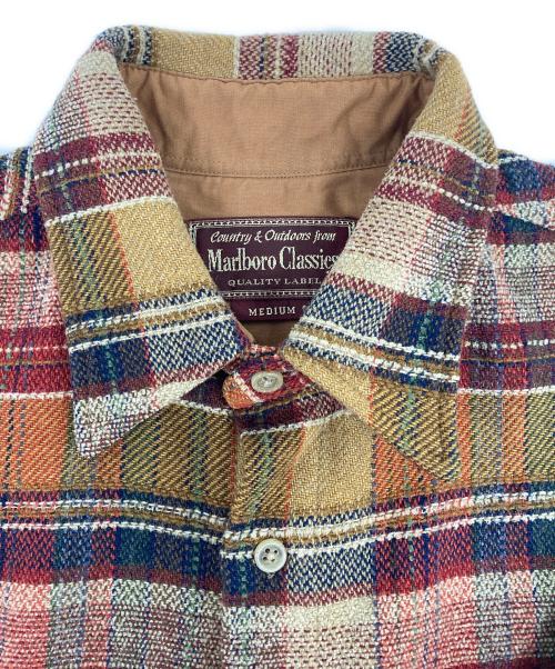 Marlboro Classics（マルボロクラッシクス）Marlboro Classics (マルボロクラッシクス) チェックシャツ ベージュ サイズ:Mの古着・服飾アイテム